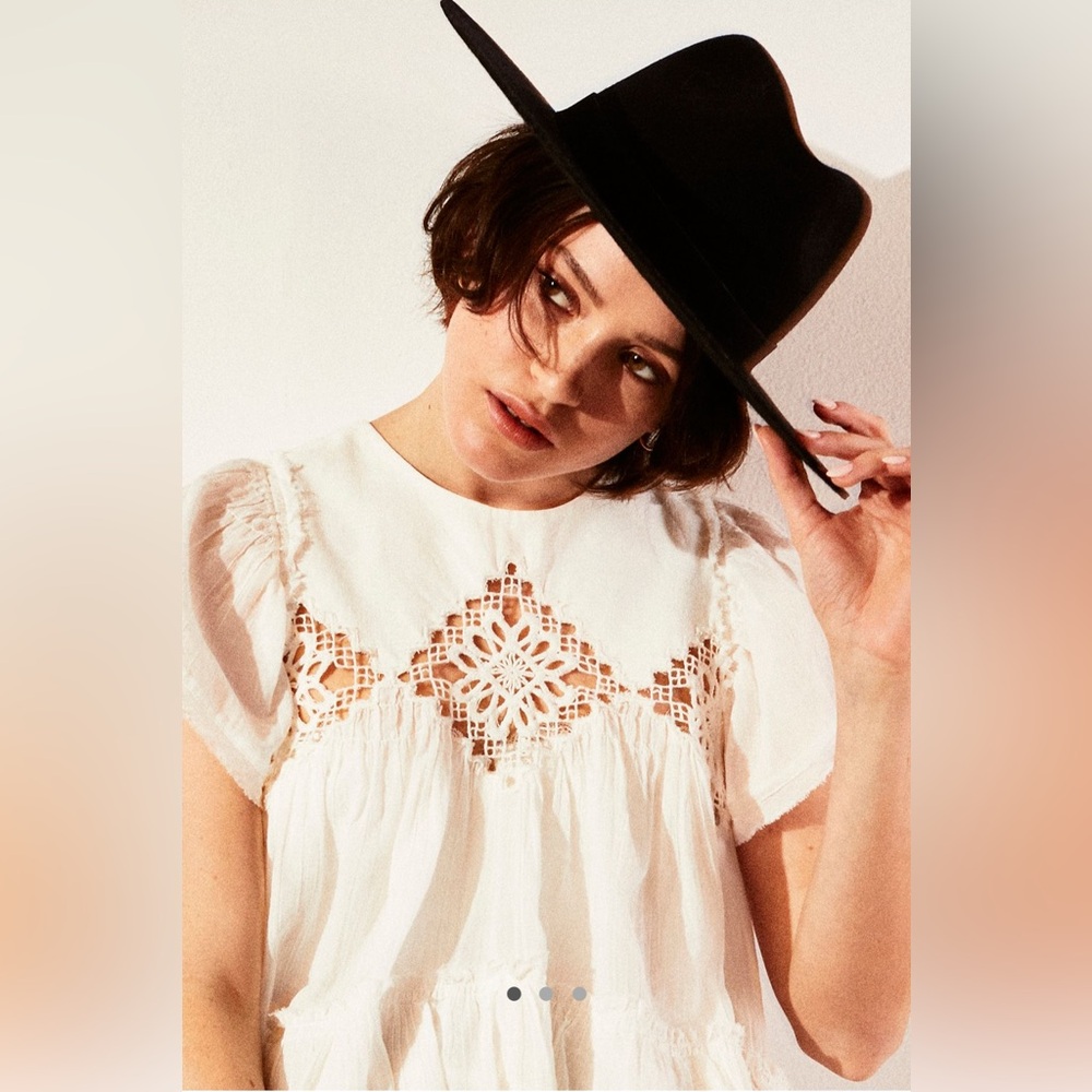 NWT Free People Clean Slate Felt Hat